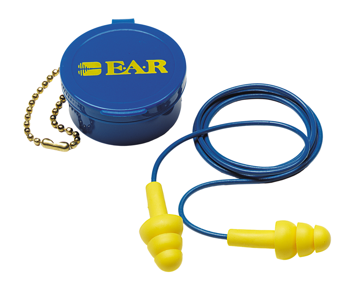 3M Tapones para los oídos, 5 pares/bolsa de polietileno, EAR Classic  VP312-1201, Sin cable, Desechable, Espuma, NRR 29, Para taladrar,  Rectificar